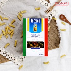 데체코 파스타면 삼색 푸실리 500g 푸질리, 1개