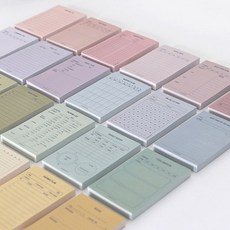 CoCoPink / (메이크-어-메모) 메모패드 24종 위시리스트