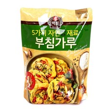 백설 5가지 자연에서 얻은 부침가루 1.8kg