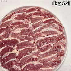 [팜스제임] 오리고기 생오리 오리 로스 구이 슬라이스 무항생제 인증 (냉장), 5개, 1kg