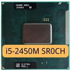 인텔 코어 i5-2450M i5 2450M SR0CH 2.5 GHz CPU 프로세서 3M 35W 소켓 G2 / rPGA988B HM65 HM67, [01] i5 2450M SR0CH, 1개