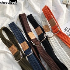 로로퍼스 캐주얼벨트 INS 하라쥬크 캐쥬얼 캔버스 허리띠 남성 허리벨트 남자 커플 타입 P대조 BF