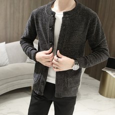 가바바 남성 라운드 가디건 캐주얼하게 좋네 니트 G22690