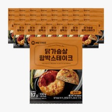 미트리 닭가슴살 함박스테이크 갈비맛 100g, 32개