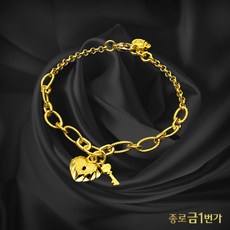 여자순금클립팔찌