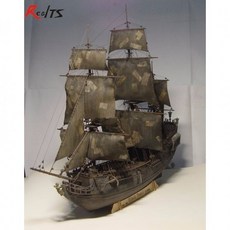 310293 / Realts 블랙 펄 선박 보트 키트 1/96 스케일 3d 레이저 컷 diy 블랙 펄 모델 키트, Deluxe edition