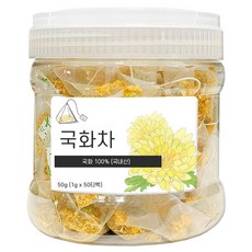 권뱅푸드 국산 국화차 감국 꽃차 삼각 티백, 1통