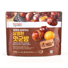 홈플러스시그니처 불향이 살아있는 달콤한 맛군밤, 4개, 60g