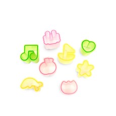 스내지 미니 모양찍기(8P) 간식만들기 커팅틀 야채 쿠키 모양틀 치즈커터 베이킹 도시락싸기, 본상품, 1개