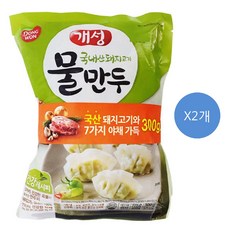 개성 동원 물만두 300gx2입 X 2개 (무료배송), 600g