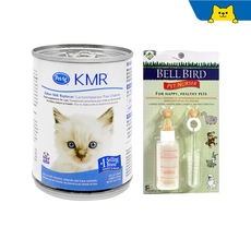 PetAg KMR 새끼고양이 아기고양이 초유 325ml 젖병세트, KMR초유 분유(분말)340g, 분유만 구매