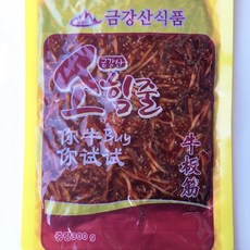 [천천중국식품]소힘줄무침 매운맛 300g, 1개
