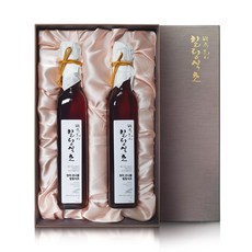 박국문 명인 힐링식초 세트(현미산나물) 250ml 2개세트 (항아리 발효 3년 이상 숙성), 2개