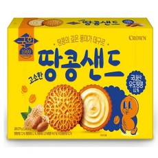 크라운 고소한 땅콩샌드, 279g, 1개