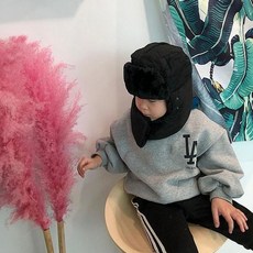 윤성팡 아동 유아 겨울 방한 귀마개 털 귀달이 모자 공용