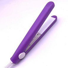 무선 미니 다이렉트 고데기 뿌리 볼륨 드라이기 styton 새로운 헤어 아이언 핑크 골판지 전기 컬링 아이언 컬 모델링 도구 eu 플러그, 보라색, purple