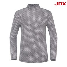 [[JDX] NC 일산] 남성 JDX 23' F/W 전판 로고 패턴 베이스레이어 긴팔 티셔츠 X2TLU3442BK