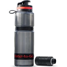 WATER TO GO 워터 필터 보틀 액티브 25oz75cl 국제 여행 하이킹 캠핑 및 배낭 여행에 적합 포함 3in1 정수기 필터. BPA 무함유 플라스틱, 1개