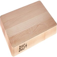 John Boos Block Chop-N-Slice 메이플 우드 에지 그레인 가역 커팅 보드, 16" x 10" x 1 Inch