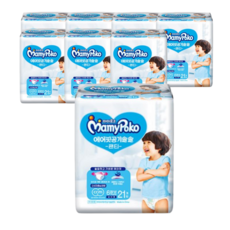 마미포코 에어핏 공기솔솔 팬티 6단계 점보 여 21x8팩