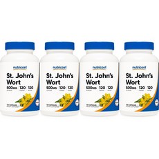 뉴트리코스트 세인트 존스 워트 500mg, 4개, 120정