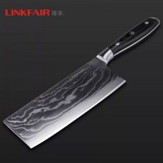 카운터 링펑 LINKFAIR 마구스 칼 식칼 야채 썰기 칼 다마 가죽 강철 반년 동안 날카롭게 하지 않음, 검은색, 60° 이상_13cm | 18.5cm, 1개