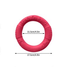 반려동물 풀 링 야외 반려견 큰 인터랙티브 보더 콜리 훈련 물기, 1개, B.S 17.5cm