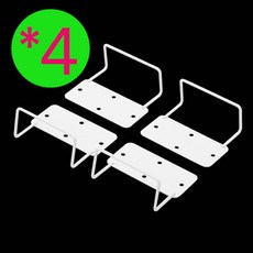 매트리스 밀림방지 침대밀림 매트가드 맷가드 매트리스 고정 매트 움직임 4개들이, 화이트 화이트