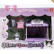 산리오 쿠로미의 럭셔리 드레스룸 피규어룸 인형집, 혼합색상, 1개