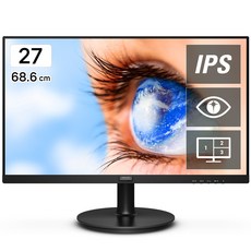 필립스 271V 보더리스 IPS 75 시력보호 무결점 27인치 사무용 IPS 모니터
