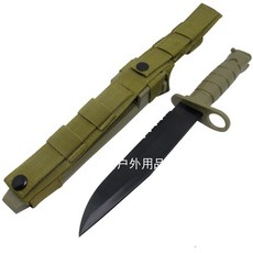 구루카 용병 M9 단검 칼 시뮬레이션 고무 플라스틱 가짜칼 코스프레 코스튬 소품, M10 머드 컬러 + 끈 2 개