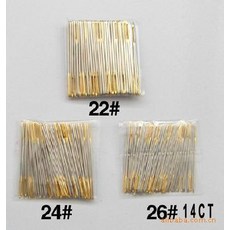 십자수패키지 보석 해바라기 액자 프랑스무료 배송 품질 26 # 14CT 크로스 스티치 바늘 자수 바늘 #2, 02 24NUMBER_01 100pcs, 100개