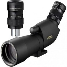 초저분산 유리를 사용한 고정밀 펜탁스 PF 65EDA II 65mm 스포팅 스코프 조류 관찰 및 표적 실습에 이상적이며 SMC 8 24mm 줌 아이피스를 컴팩트하고 다용도 번