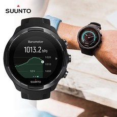 사은품 증정 순토9 WHR 바로 블랙 SS050019000 SUUNTO 9 Baro Black 고도 기압 등산 사이클 수영 런닝 GPS 만능 스포츠 워치