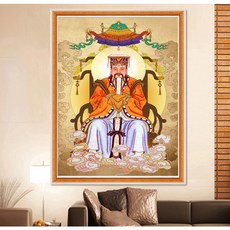 황호랑이보석십자수