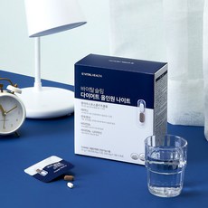(장윤주) 세트 할인! 바이탈슬림 다이어트 올인원 나이트 30포(1BOX) / 콜레우스포스콜리추출물 비타민B 테아닌 나이아신 판토텐산, 1BOX 49000원