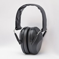 클릿온 소음차단 헤드셋 귀마개 NRR 방음 청력보호, 블랙, 1개