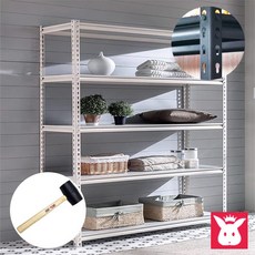토토만리빙스테이 토토홈랙S 3단4단5단 높이1800mm 앵글선반 펜트리선반 진열대 세탁기건조기설치, 블랙, 3단600X4001800mm, 1개