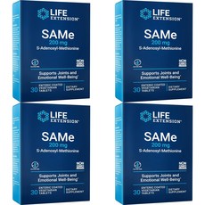 라이프익스텐션 SAMe 200mg, 4개, 30정