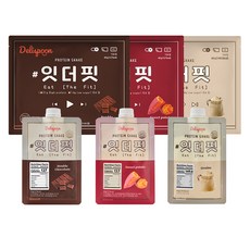 [본사 당일출고]델리스푼 단백질 쉐이크 잇더핏 3주플랜 (더블초코1+미숫가루1+고구마1 21개입)