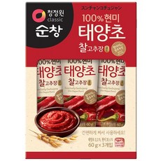 순창 태양초 찰고추장 60gX3개입, 60g, 3개