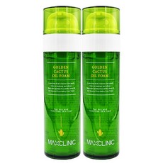 맥스클리닉 골든 선인장 오일 폼110g x2개, 2개