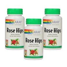 솔라레이 로즈힙 프루트 550mg, 3개, 100정