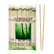 영수산업카멜 개별포장 대나무 일회용 젓가락, 100개, 1세트
