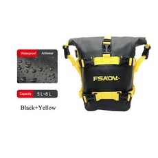 팬 아메리카 1250 S AMERICA1250 바이크 오토바이 크래시 바 방수 가방 범퍼 수리 도구 배치, Black Yellow