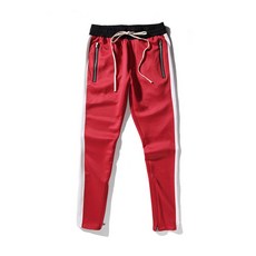 애드플로우 캐쥬얼 운동 FOG고가 교복바지 TRACKPANTS 옆 스트라이프 인사이드 지퍼 비버 GD 남자타입 트레이닝바지