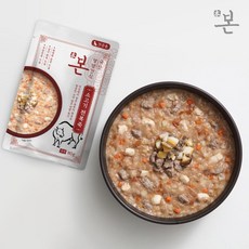 강아지영양간식 애견간식영양식 소고기전복죽 80g x10 jfl*64549uA, 본상품선택, 10개