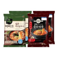 코스트코 비비고 짬뽕/칼국수 골라담기 Bibigo Jjamppong/Kalguksu Selection, 얼큰버섯칼국수 x 4