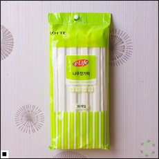 일회용젓가락 단체관광 개업집 일회용 나무젖가락 36P 피크닉젓가락