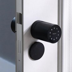 2020 스마트 도어 잠금 지문/전화/지/NFC 잠금 해제 전자 보안 지능형 잠금 알렉사와 함께 작동 Google 홈, 01 Black